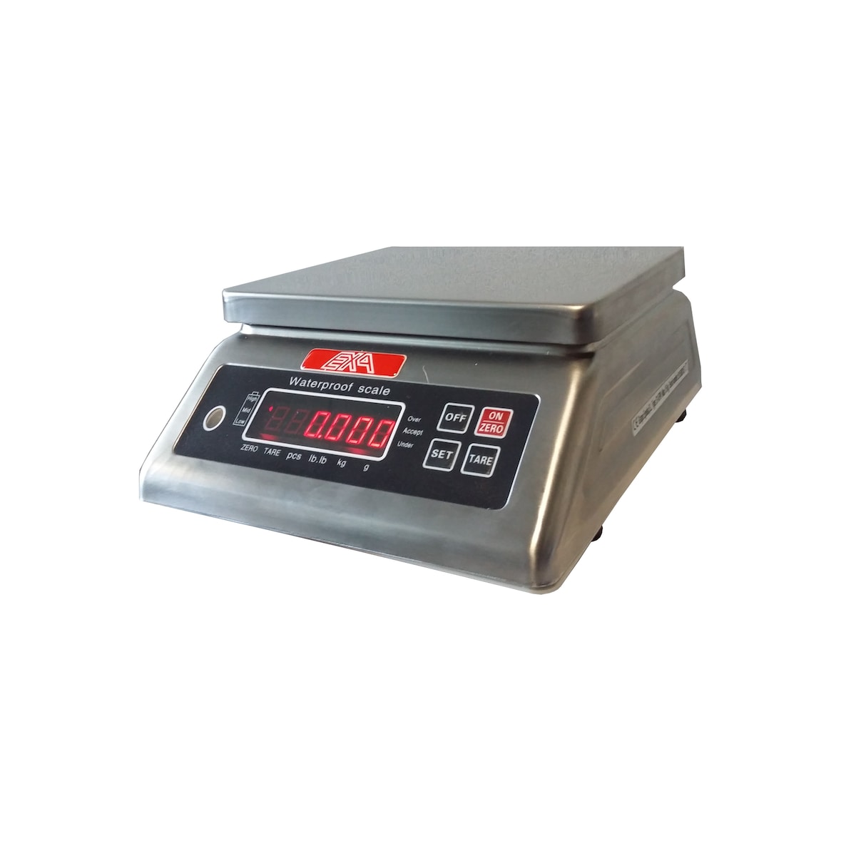 EXA FW BALANCE 31 SP-N 3 kg/1g Balance de contrôle poids seul à batterie et étanche IP68. Idéale pour le CHR et métiers de l'agroalimentaire.