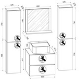 thumbnail of VCM  Lendas  H. 150 x B. 127 x T. 52 cm
