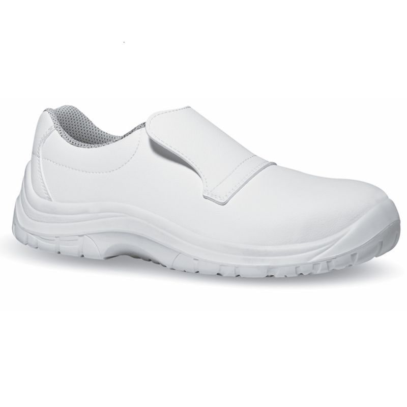 U-Power - Chaussures de cuisine antidérapantes légères SOFT - Environnements humides - O2 FO SRC #ffffff Taille 35
