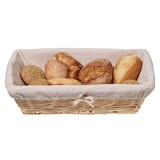 thumbnail of METRO PROFESSIONAL Cesta panera, mimbre/algodón, 24,5 x 35 cm, rectangular, natural