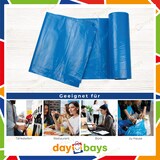 thumbnail of DayBays 3000 Stk. Müllsäcke Premium 120L (Typ70) 70x110cm HDPE Blau Extra Stark