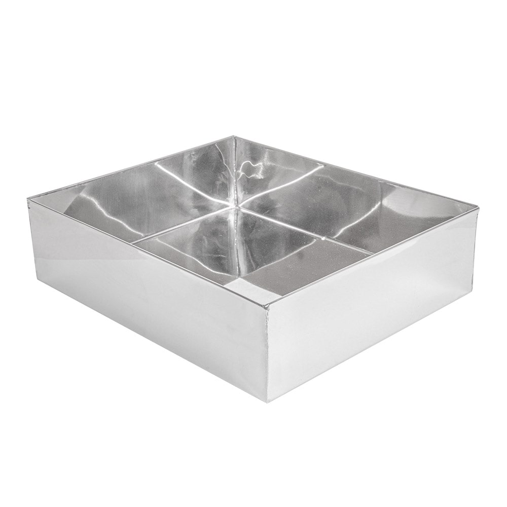 Caja Para Buffet 'Artinox'  30X25,3X8 Cm Plateado Inox