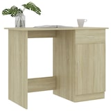 thumbnail of Scrivania in rovere Sonoma 100x50x76 cm modello Nova Elite in legno ingegnerizzato
