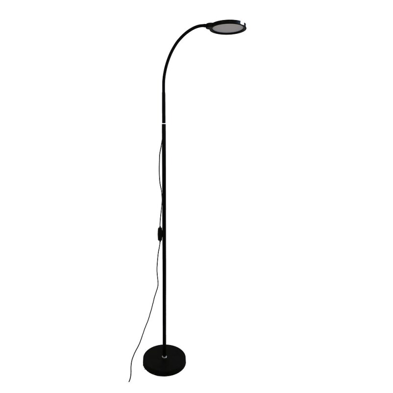 Lampadaire à éclairage indirect Flexled, à LED, coloris noir