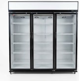 thumbnail of Romux® Glastürkühlschrank MB 1150 Liter 3 Türen Belüftet | Professioneller Getränkekühlschrank mit Glastür & LED