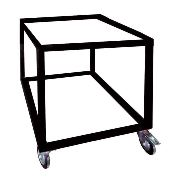 Estrutura com rodas para forno de 100x100cm - ARTICIMENTOS