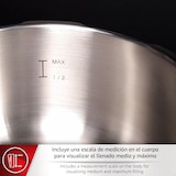 thumbnail of MAGEFESA EASYCLICK Olla a Presión Súper Rápida de 8 Litros Fabricada en Acero Inoxidable 18/10, Con Mango Ergonómico y Compatibilidad con Inducción