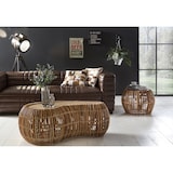 thumbnail of SIT Möbel Couchtisch | aus Rattan und recyceltem Teak | natur | B 120 x T 80 x H 45 cm | 05336-04 | Serie RATTAN