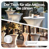thumbnail of Casaria Stehtisch Bistrotisch Klappbar 60cm Holz Optik Weiß