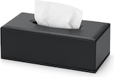 thumbnail of Taschentuchbox SWEEP Kunstleder Schwarz B25,2 x T13,7 x H8,5 cm