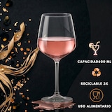 thumbnail of Copa Vino Alicante Reutilizable 600 ml Tritan, Copa reutilizable para horeca y eventos. Ideal para vino, catering, terrazas y eventos