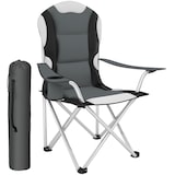 thumbnail of tectake Chaise pliante avec rembourrage  Gris