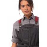 thumbnail of Chef Works® BERKELEY Latzschürze (kurz) inkl. Berkeleyträger, Denimblue