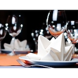 thumbnail of 25 dünne Stoffservietten, weiß, 35 x 35cm, wiederverwendbar