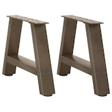 thumbnail of Pieds De Table Basse En Forme De A, 2 Pièces, 50 X (30 31) Cm, Acier