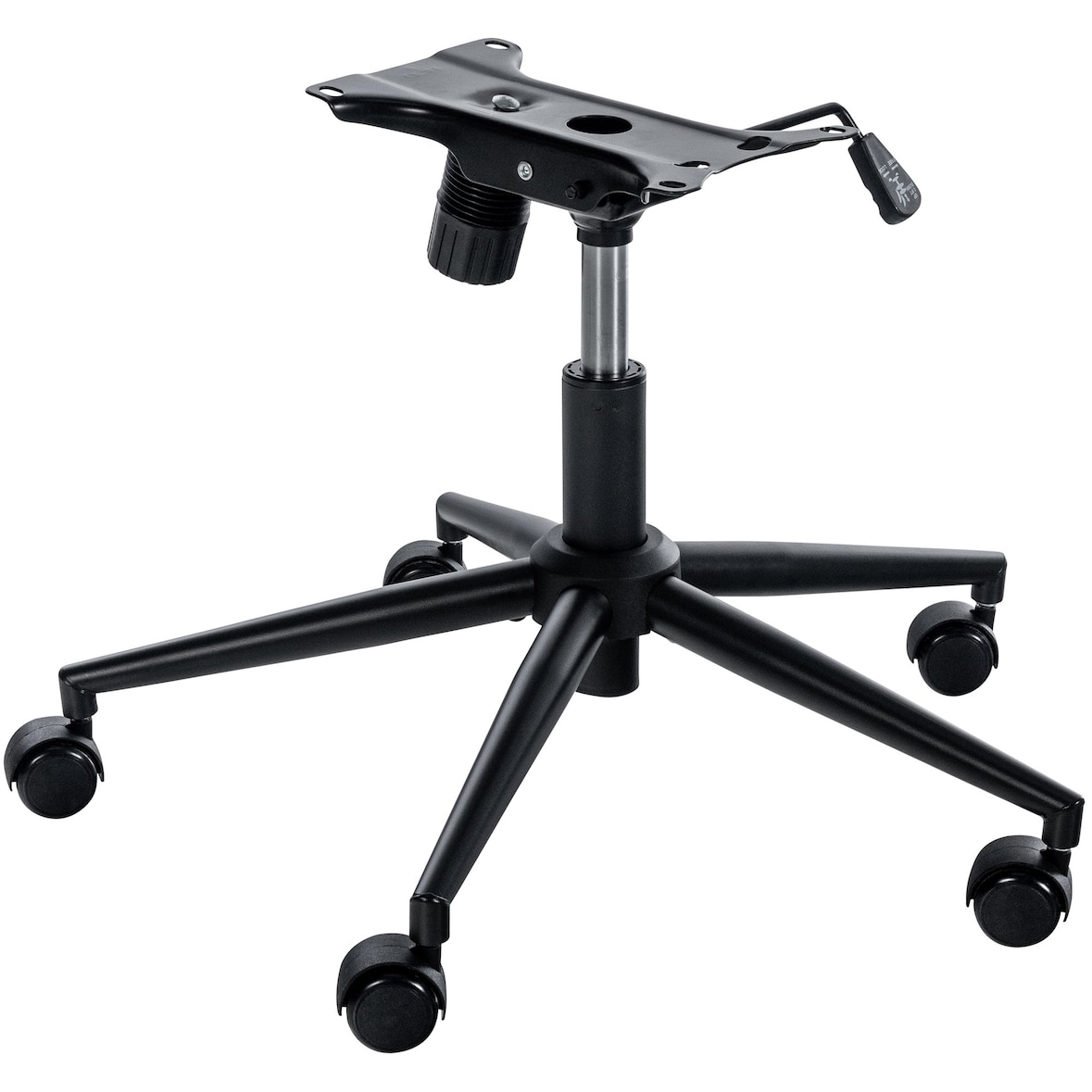 Piètement de remplacement pour chaise de bureau Noir