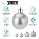 thumbnail of WellHome - Conjunto de 60 Bolas de navidad en Color Plata