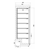 thumbnail of Lagertiefkühlschrank - 600 Liter -  mit 1 Tür
