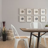 thumbnail of Stuhl VANTAGGIO COMFORT W metallic weiß / Sitz Echtholz hell hjh OFFICE