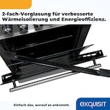 thumbnail of Exquisit ECM 8-4.1 BZ Inox Elektro-Standherd | Ober-/Unterhitze |  Grill | Heißluft | Multifunktion | Backofen-Volumen: 47 l | EEK:  A | Inox