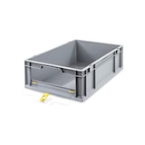 thumbnail of PROREGAL Eurobox NextGen Insight Cover | HxBxT 17x40x60 | 34 Liter | Niedrig/Gelb | Eurobehälter, Transportbox, Transportbehälter, Stapelbehälter