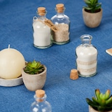 thumbnail of Relaxdays Dekogläser 20er Set, Glasflaschen mit Korken, 125 ml, Gewürzgläser zum Befüllen mit Deko, transparent/natur