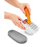 thumbnail of Universalreibe mit Behälter & Deckel Käsereibe Handreibe Käsehobel 3 in 1 Reibe