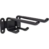 thumbnail of WAGNER hooks4tools Wandhaken DOUBLE BIG - 125 x 80 x 45 mm, Stahl beschichtet schwarz - 15209301