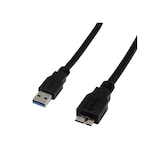 thumbnail of MCL - Câble USB 3.0  type A mâle / micro B mâle - 1,80m