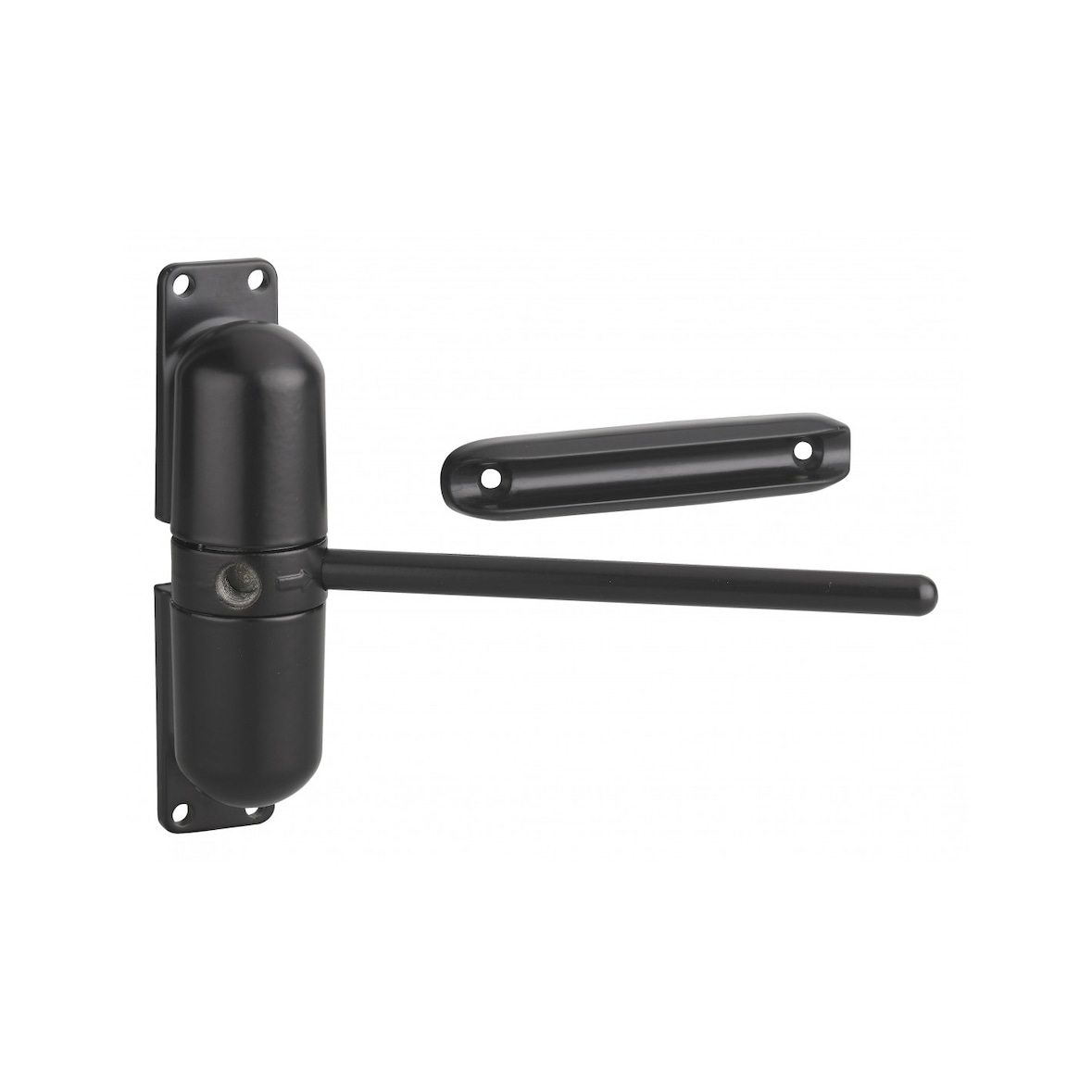 Ferme-porte automatique pour porte légère - noir