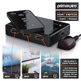 thumbnail of Primewire 3-Port UHD HDMI Umschalter inkl. Fernbedienung 3x HDMI Eingänge / 3D / CEC / ARC