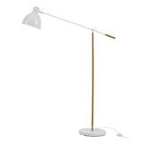 thumbnail of Helloshop26 - Lámpara de pie de estilo atemporal elegante diseño para salón dormitorio oficina Banchory metal 163 cm efecto madera 03_0009525