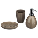 thumbnail of FIVE - 3-teiliges Badezimmer-Set aus taupefarbener Keramik
