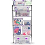 thumbnail of Pack 6 cajas de Almacenaje Capacidad de 30 litros | Medidas 425 x 325 x 280 mm | Lote de 6 Unidades