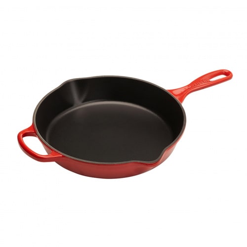 Le Creuset Sarten Skillet Alta De Hierro Fundido, 26 Cm, 2 Litros, Cereza