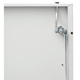 thumbnail of PROREGAL Wertstoffsammlerstation für 7 versch. Abfallarten inkl. Altbatterien, Abfalltrennung, 4x45 + 27L, HxBxT 146x136,5x34cm, Grau/Rrot/Gelb/Blau