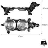 thumbnail of Gusseis.Hundenapf Doppelnapf Napf Katzennapf Landhaus Fressnapf Antik Hund