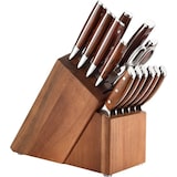 thumbnail of XinZuo - Juego de cuchillos Damasco de 15 piezas - Serie B27 Yi