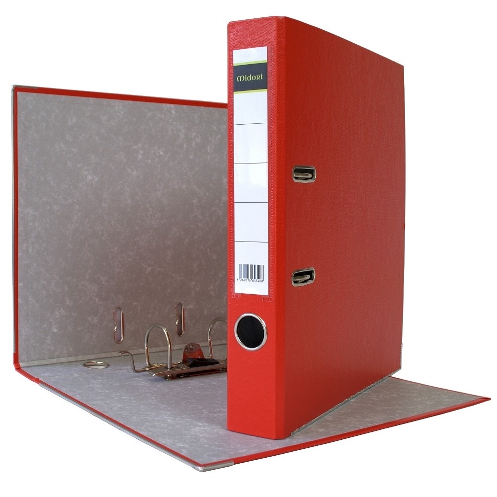 3 x Akten-Ordner PP A4 50 mm Rot Kunststoff Archiv Büroordner Ringordner