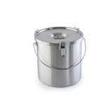 thumbnail of METRO Professional Lebensmittel Container, Edelstahl, Ø 30 x 17 cm, 10 L, silber