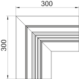 thumbnail of OBO Bettermann Flachwinkel GA-SF70170RW 6279121