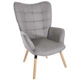 thumbnail of Fauteuil Garding Tissu Gris