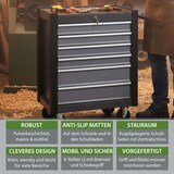 thumbnail of Werkzeugwagen Trutzi 78 x 64 cm 6 Schubladen Rollcontainer Werkstattwagen Werkzeugaufbewahrung grau