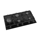 thumbnail of Gasline Gaskochfeld 90cm Schwarz Glaskeramik mit 5 Brennern WOK Brenner 4,2 kW