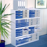 thumbnail of Exacompta 324003D MODULO A3 modulaire ladenbox met 10 gesloten laden voor A3+ documenten, Office, grijs-blauw