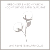 thumbnail of Decoper ® Mako-Satin Bettwäsche aus 100% Baumwolle | Atmungsaktiv & kuschelig weich | Farbe Weiß | 2 teilig - 135 x 200 cm + 80 x 80 cm