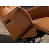 thumbnail of Angel Cerdá Fauteuil pivotant en cuir brun 5137C 78 x 70 x 115