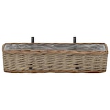 thumbnail of vidaXL Balkon-Blumentöpfe 2 Stk. Weide mit PE-Auskleidung 60 cm