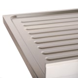 thumbnail of Cleiton® Lava-Loiças de 1 Cuba para Máquina de Lavar Louça com Escorredor à Direita em Aço Inoxidável 1400x700x900 mm Desmontável | Pia Industrial