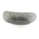 thumbnail of Churchill Studio Prints Kintsugi Quartz Schwarze dreieckige Schale, 235 mm, (12 Stück)